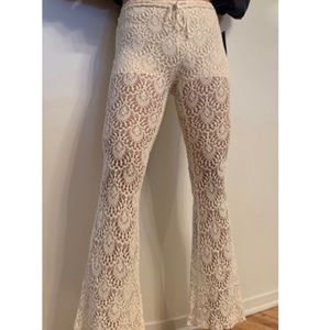 NWT Akira Lace Boho Cropped Pants